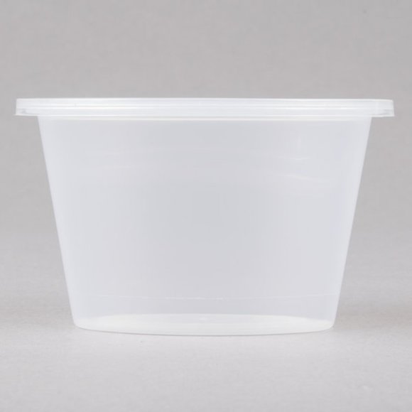 50 Newspring 5 oz Oval Souffle/Portion Cups With Lids, 50 pack - Picture 5 of 5